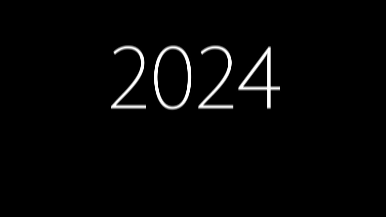 2024 animazione di testo motion graphics