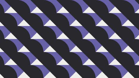 mosaico geométrico abstracto con elementos muy peri violeta. azulejos geométricos en patrón animado abstracto. fondo gráfico de movimiento sin fin en un diseño plano