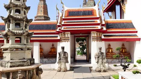 a serene walk through wat pho's architecture