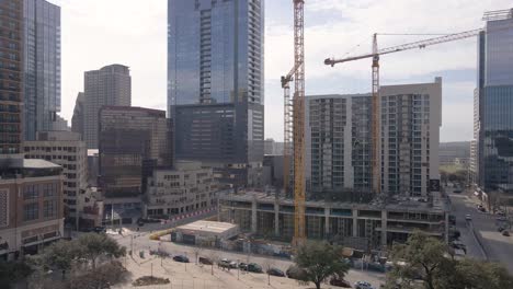 austin, tx. vistas a la ciudad. imágenes de drones 4k