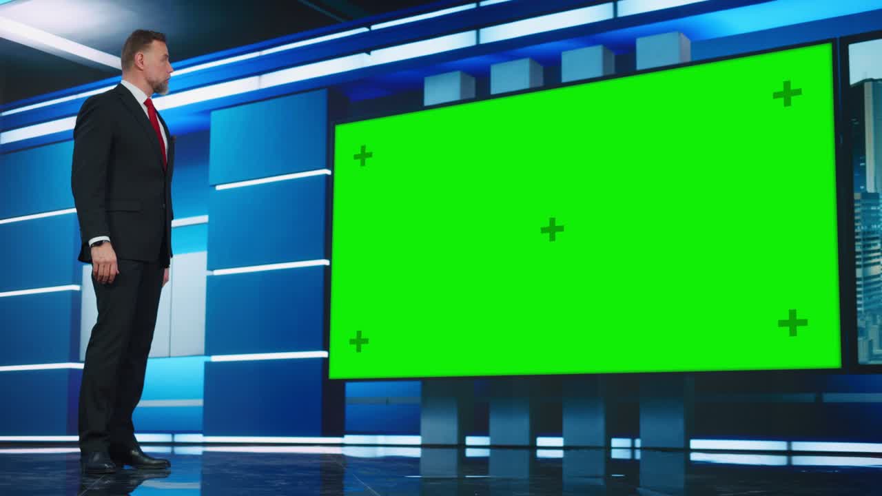 토크쇼 tv 프로그램 진행자 및 연예인 인터뷰: 진행자 및 게스트는 정치, 경제, 과학, 뉴스, 엔터테인먼트, 모의 재생 케이블 채널 스튜디오, 와이드, 실시간 텔레비전