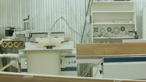 woodworking process in a workshop