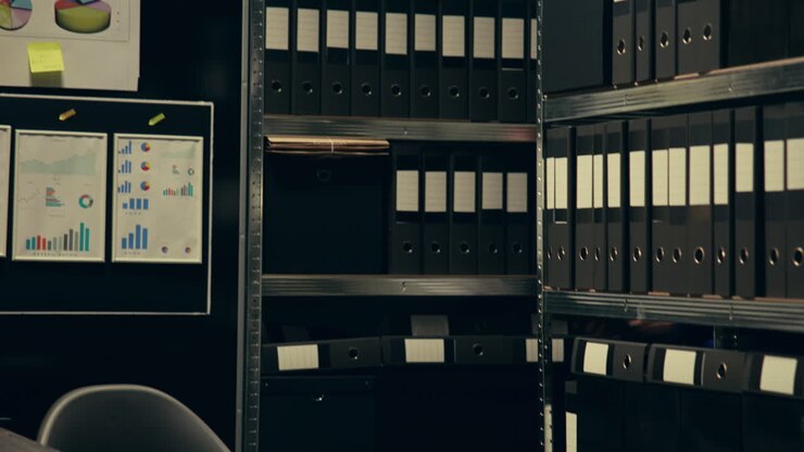 Agente legale che identifica potenziali dettagli mancanti menzionati nei documenti archiviati