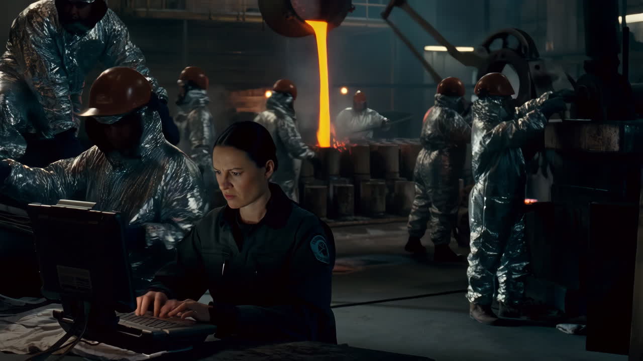 Metal Foundry Workers