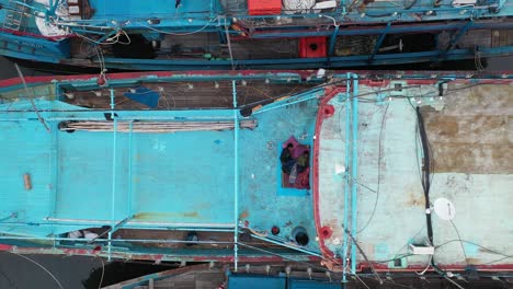 fishing boats in a harbor