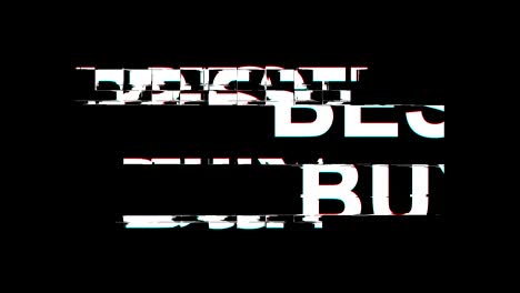 best buy glitch effect text digital tv distortion 4k loop animation