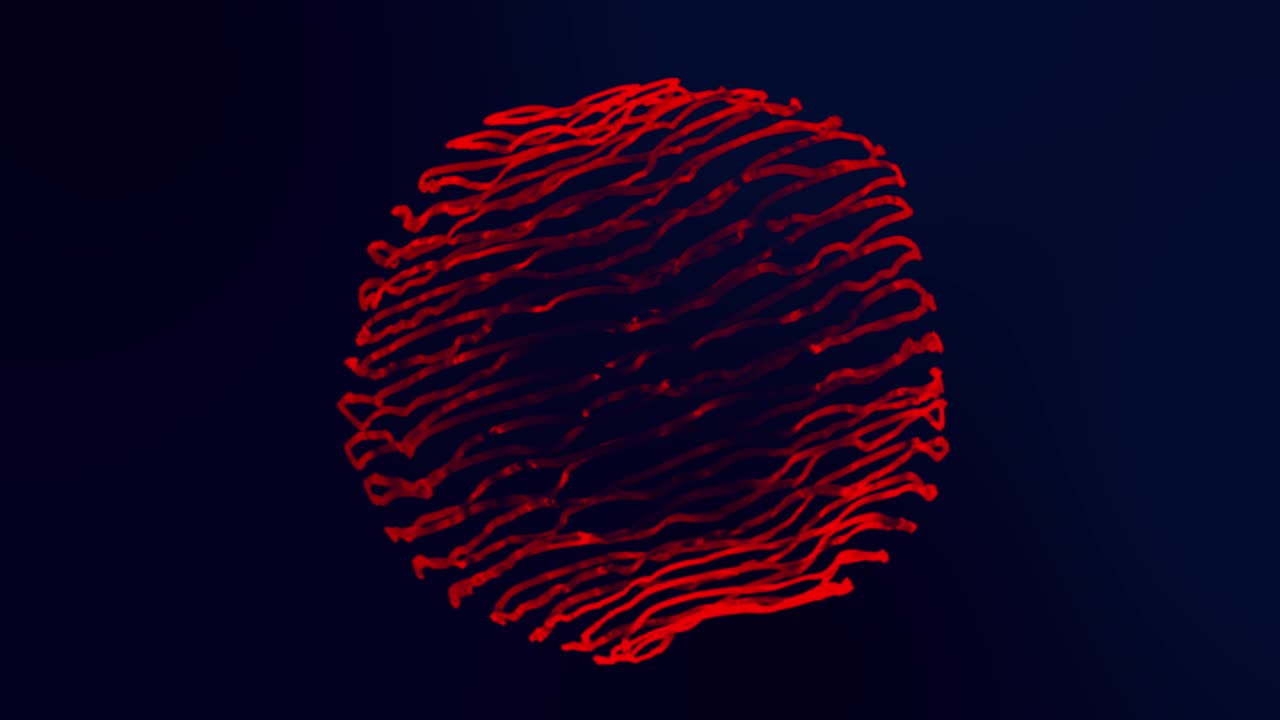 Digital audio equalizer, 4K Simple equalizer looping, 4K Digital wave equalizer Blue background, Strobe Light, Ball and lively movements consisting of horizontal lines