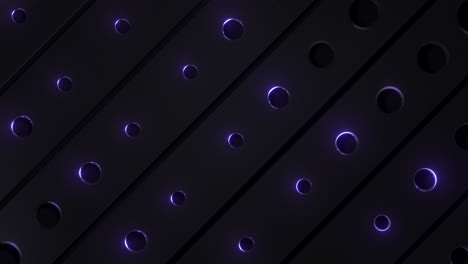 abstract dark geometric pattern with glowing circles
