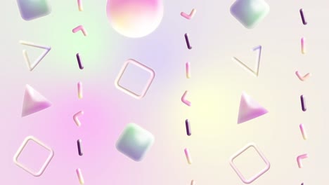 밝은 다각형 디자인 배경