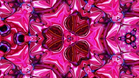 3d elegante abstracto en bucle bg como patrón simétrico ondulado como estructura caleidoscópica con ondas, vidrio líquido multicolor con hermosos colores de gradiente. 4k animado fluido colorido de moda