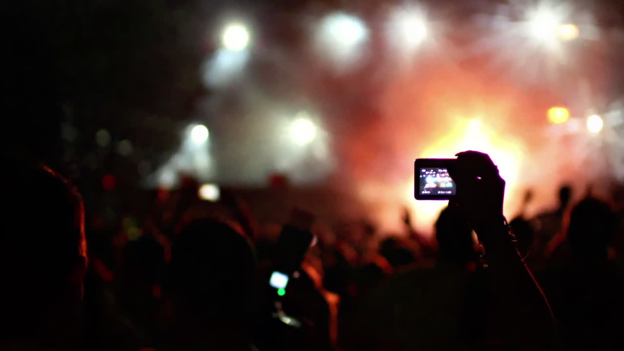 Crowd Enjoying Concert