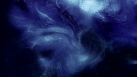 haze overlay glitter blue smoke motion effect