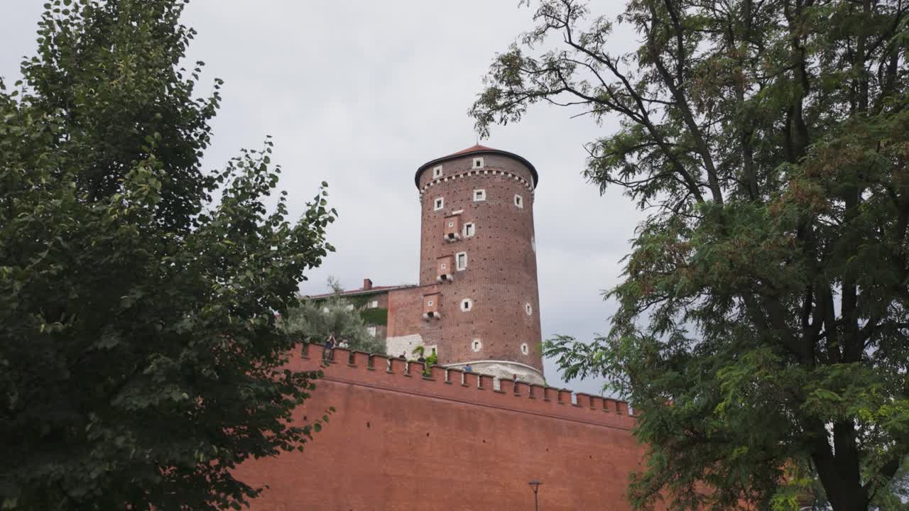 Wawel Castle Tower in Krakow, Poland