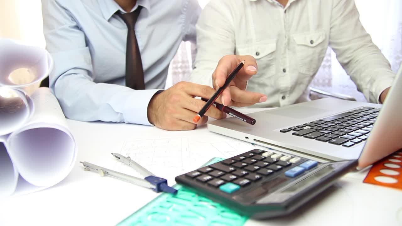 planes de proyecto de trabajo del arquitecto 1