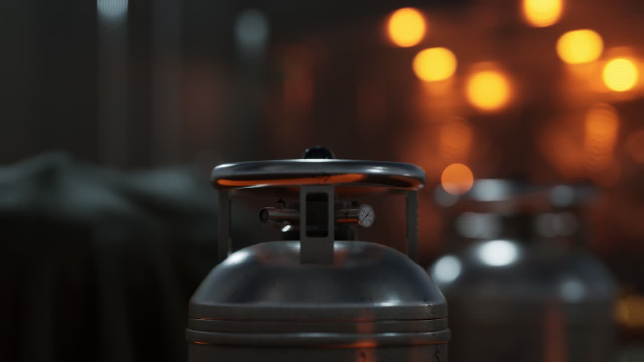 용접 장비 산소  ⁇ 크에 압력 측정기가 있는 아세 ⁇ 렌 가스 실린더