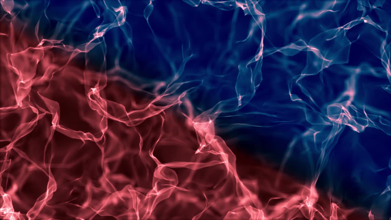 4K - Slow movements of smoke and gases in the sky - Slow Motion Fire Background - Loopable - Digital moving clouds - Dust cloud in the universe