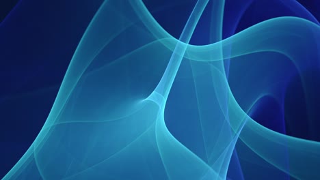 dancing folds and swirls of aurora light looping - dual ocean blue - futuristic minimalism abstract background