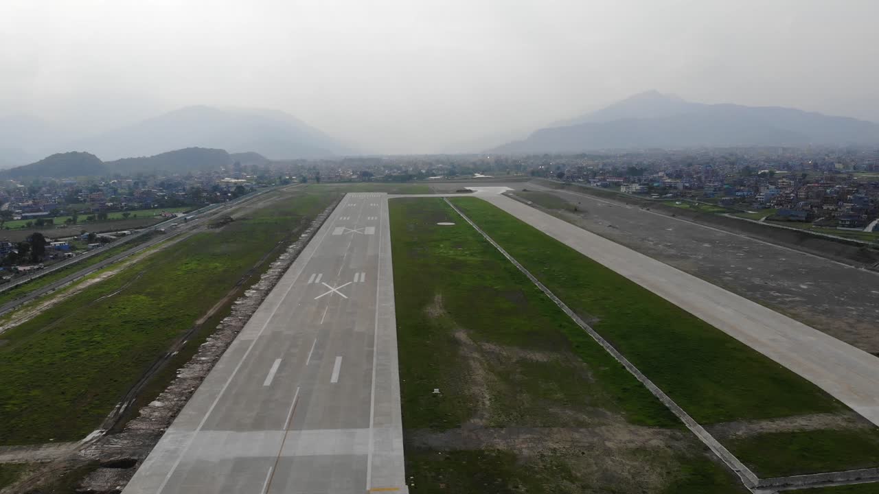 runway of Pokhara International airport
