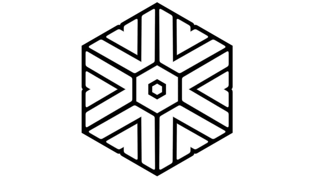 画像の中心からの動きの線 - 万華鏡効果グラフ