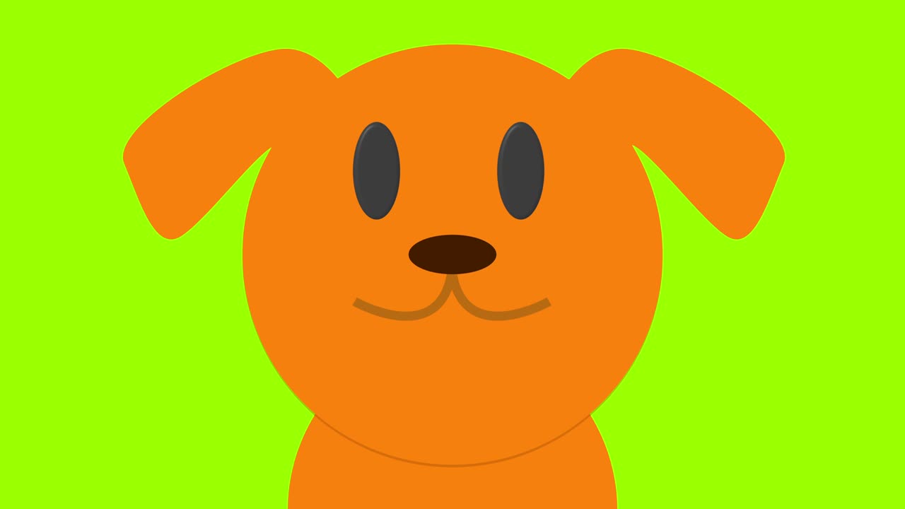 un dibujo animado muy cercano del perro labrador