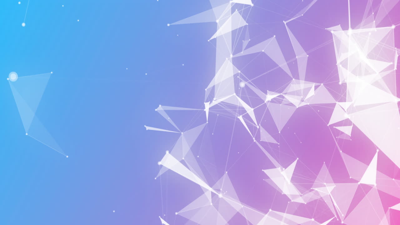 세부적인 플렉서스 구조의 애니메이션 4k