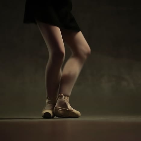 young ballet dancers in studio