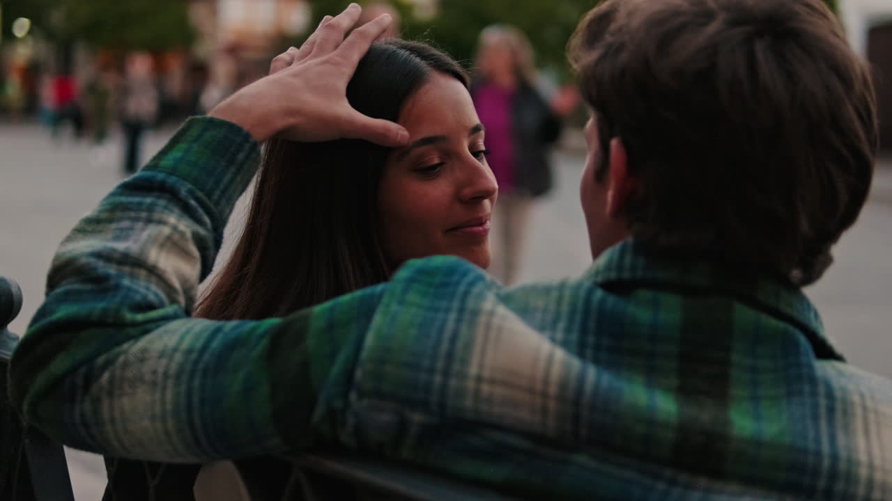 Young Couple in Love in Seville