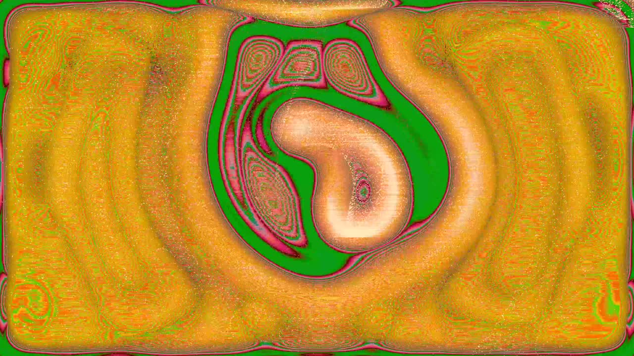 fondo de color estroboscópico con estilo droste psicodélico épico, animación de color alucinante, bucle infinito de color