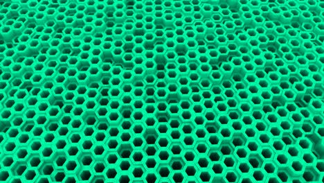 fondo hexagonal en bucle abstracto futurista en 4k