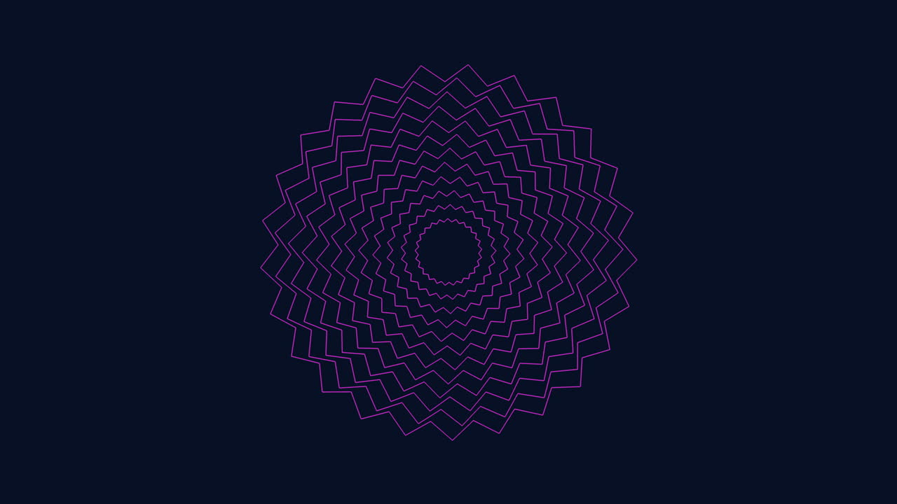 espiral dinámica de líneas circulares sobre un fondo oscuro