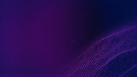 Animation-of-purple-wave-over-dark-background