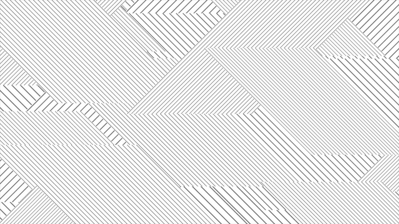 abstracto de alta tecnología geométrico blanco gris patrón lineal animación de video
