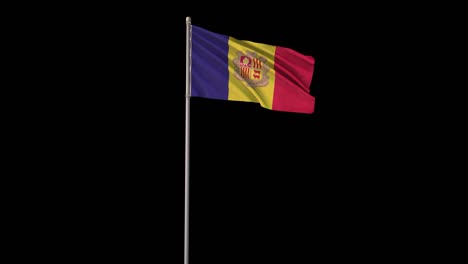 andorra flag with alpha channel