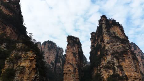 stunning view of the avatar mountains in zhangjiajie national park, china