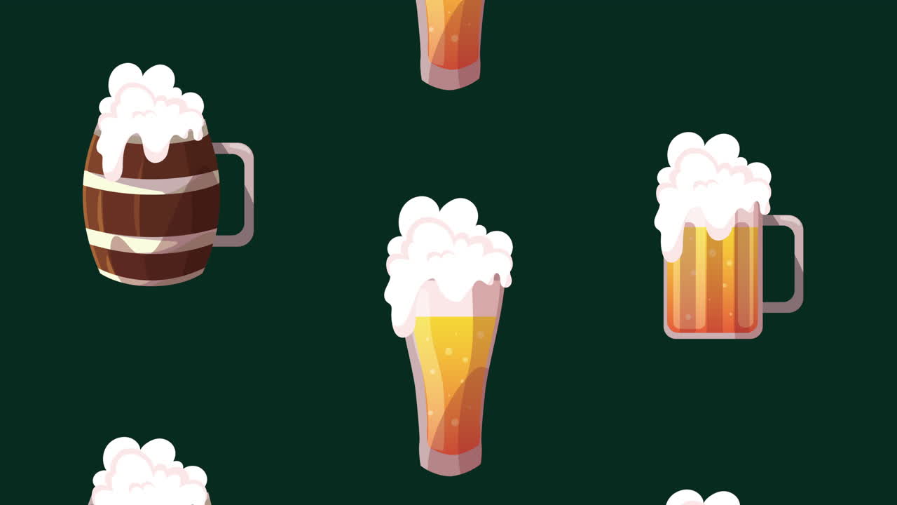 patrón de la cerveza