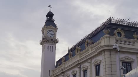 a beautiful building view of barcelona catalonia port