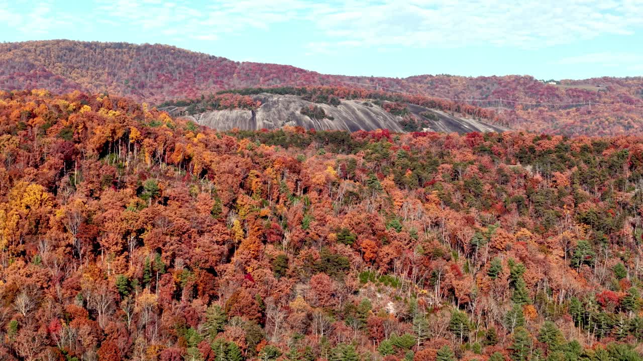 노스캐롤라이나, 석산 NC를 보여주는 항공 촬영