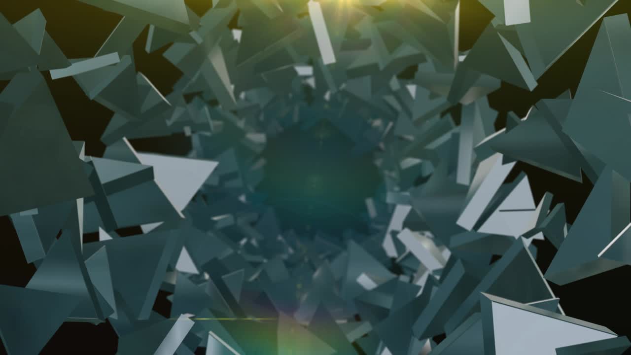 푸른 삼각형의 끝없는 터널