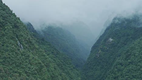 misty mountain valley
