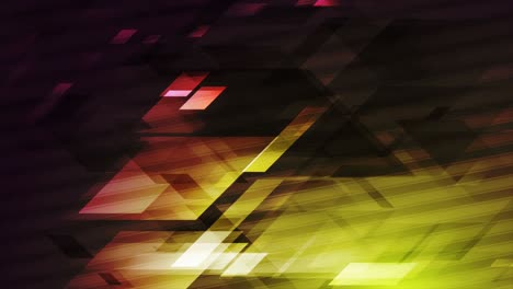 yellow and purple hi-tech geometric motion background