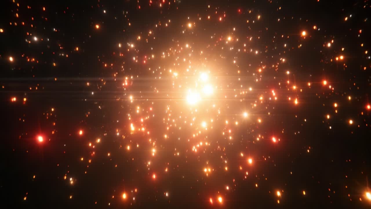 A Cosmic Dance of Stars: Explore the Vibrant Display of Celestial Bodies in a Captivating Stellar Field Illuminated by a Multitude of Radiant Stars and Colors