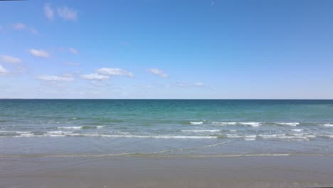 ocean horizon at nantasket beach, massachusetts