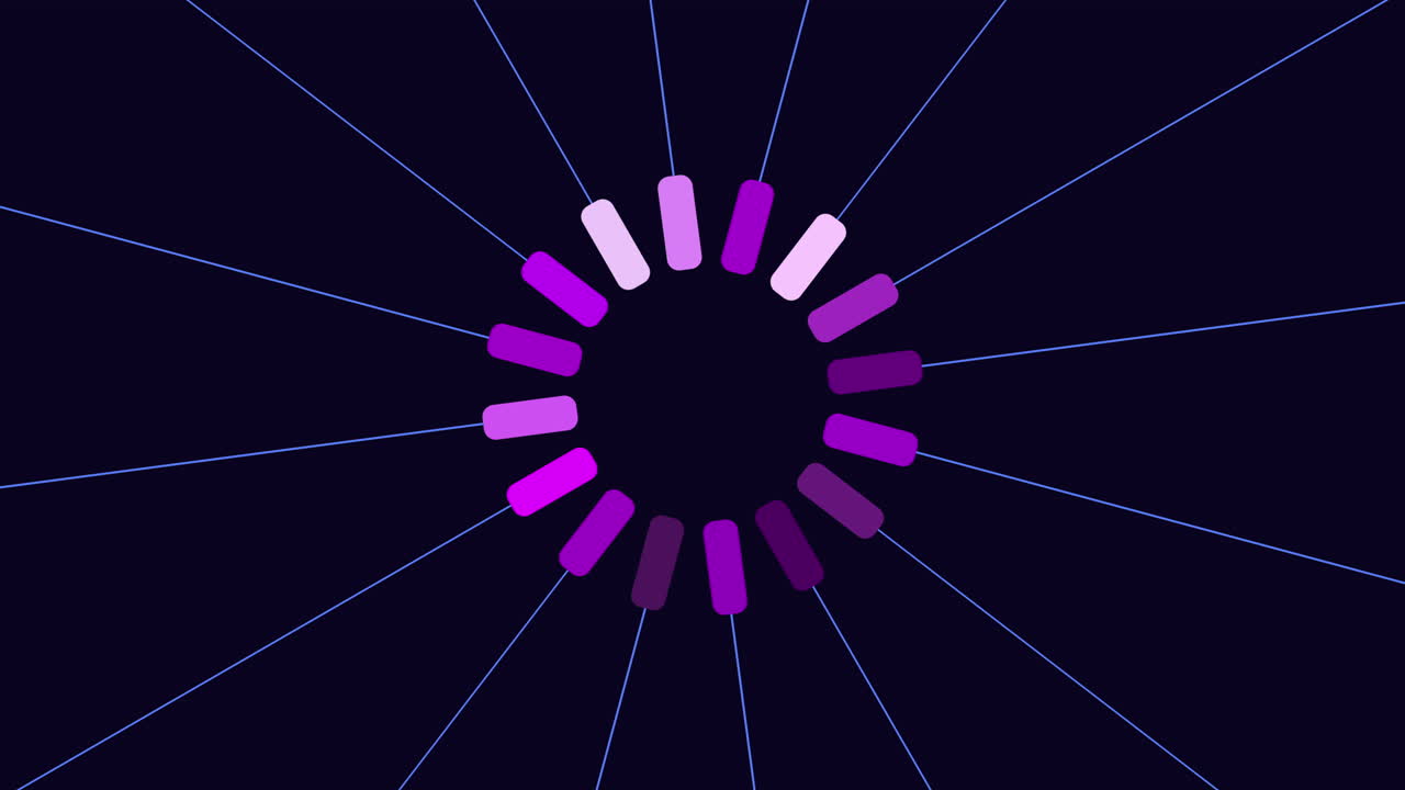 Circular pink spiral design on dark background