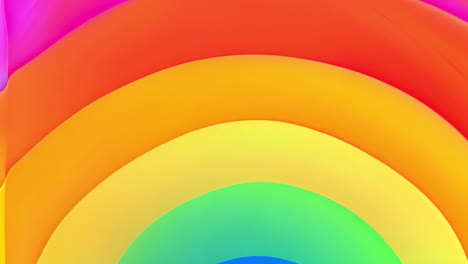 colorful rainbow arches animation with vibrant gradient hues