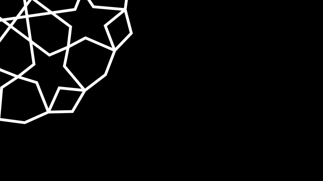 ramadán trasfondo islámico - 4k ramadán islámico - formas geométricas - (loopable) -