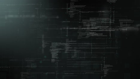 glitch in the matrix of artificial intelligence neural networks, quantum physic and deep learning performing analytic computational loop background