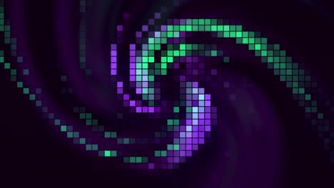 diseño de remolino de píxeles abstracto