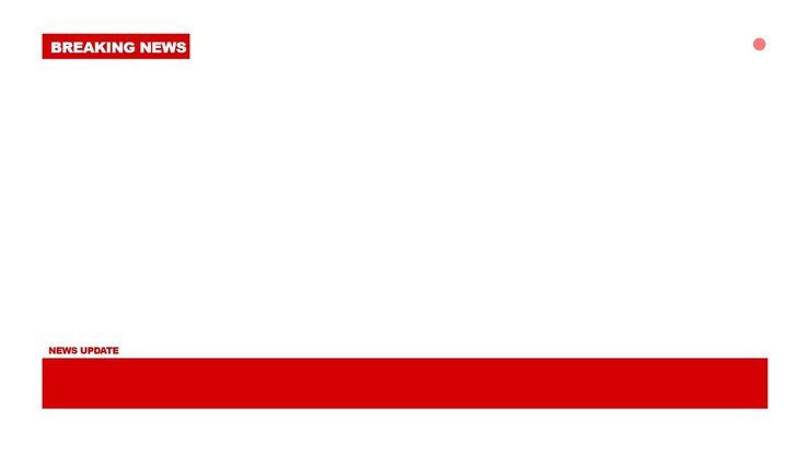 Breaking News Graphic Template with Red Lower Third