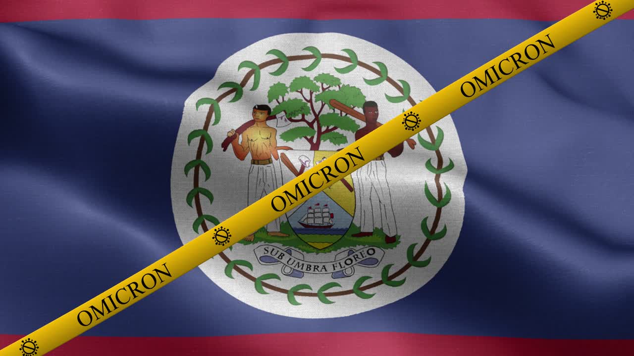 오미크론 변종과 벨리즈 발의 금지 줄무