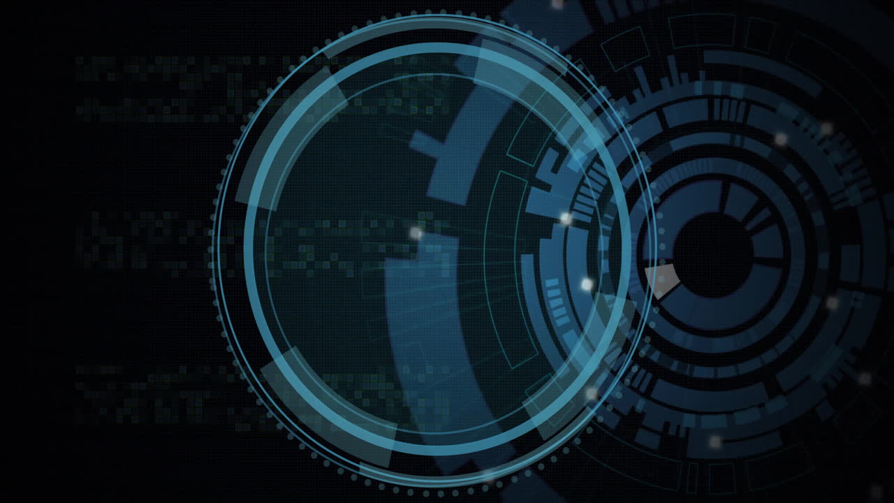 Animation of data processing over scope scanning